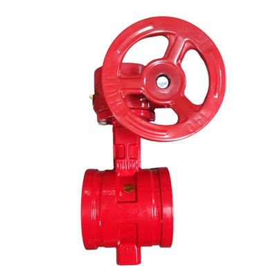DN50-DN200 XD381X-16Q Handwielgroef vlinderkleppen met diafragma structuur