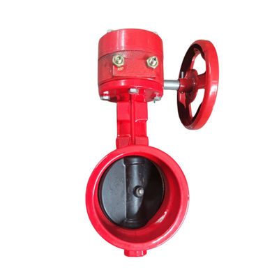 DN50-DN200 XD381X-16Q Handwielgroef vlinderkleppen met diafragma structuur